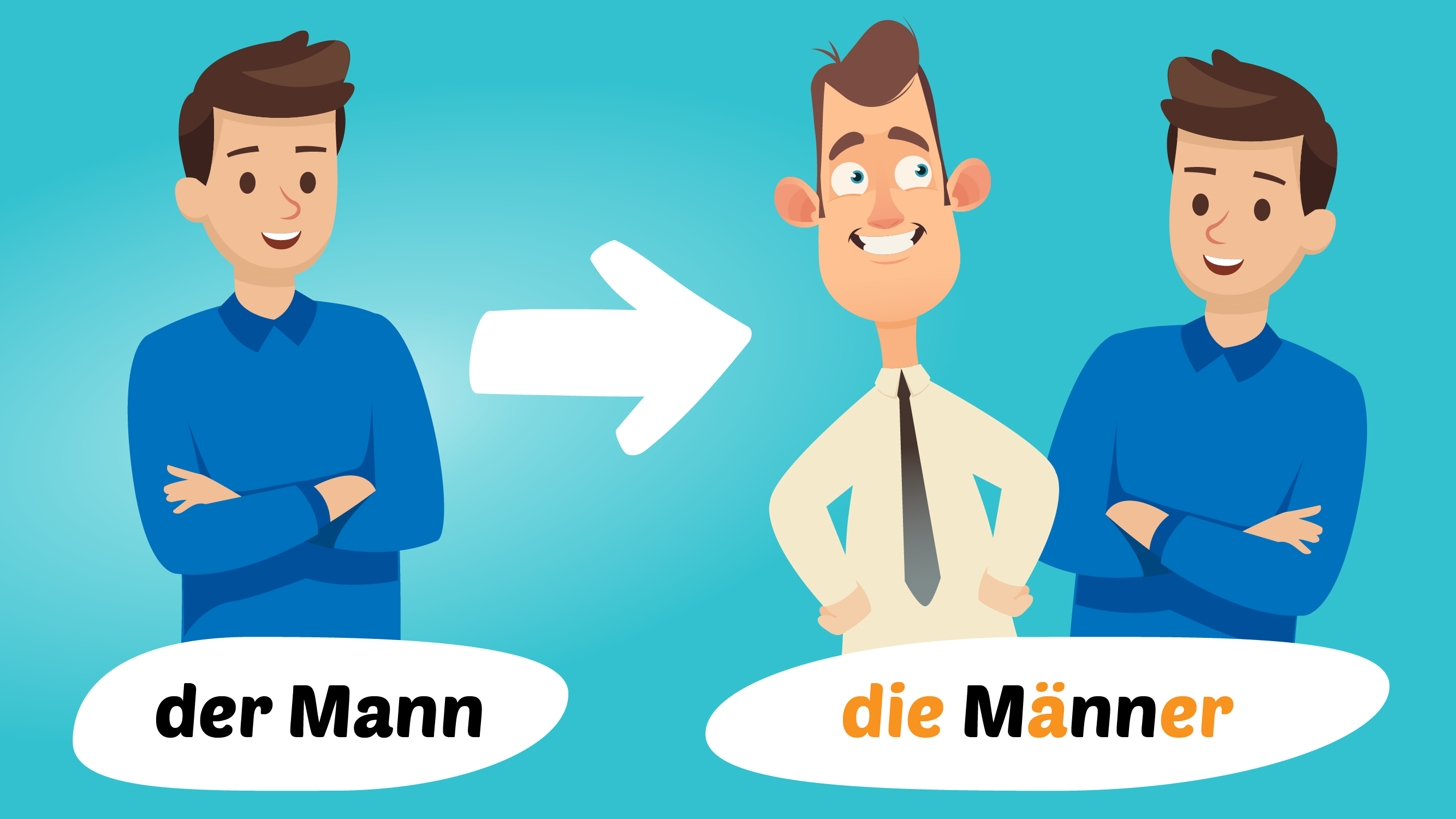 German plurals for one man or several men